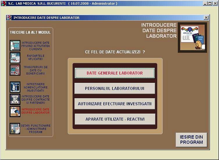 software laborator analize
